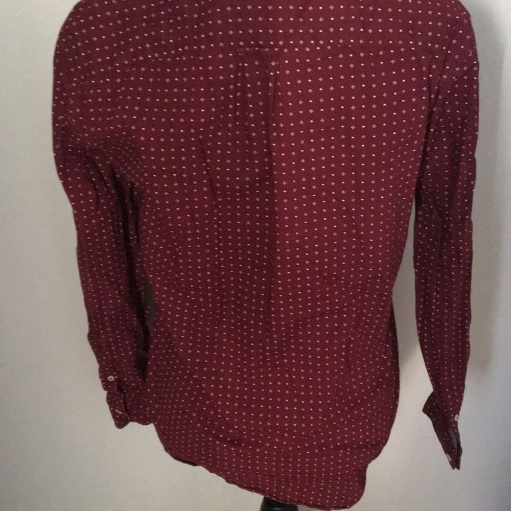 Maroon button up - Picture 2 of 3